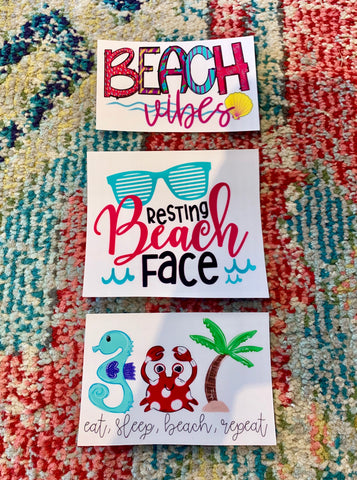 Beach Stickers