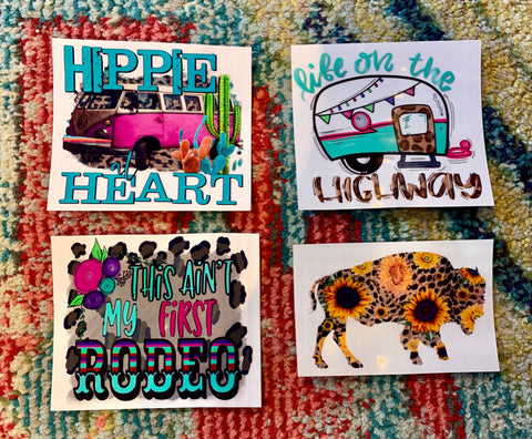 Hippie Stickers