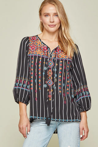 All About Aztec Top