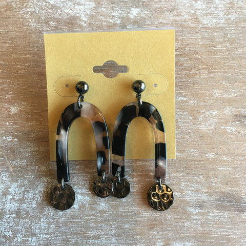 Acrylic Arch Earrings