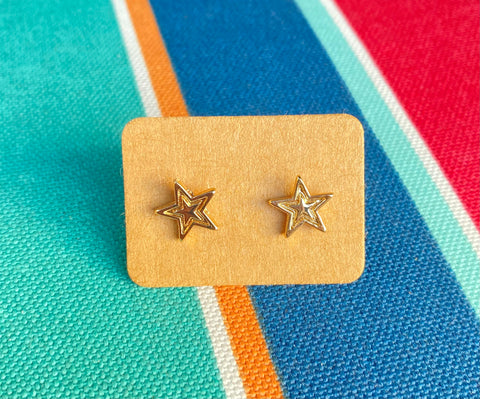 Mini Star Stud Earrings