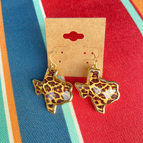 Texas Leopard Earrings