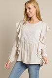 Lovely and Lacey Ruffle Top