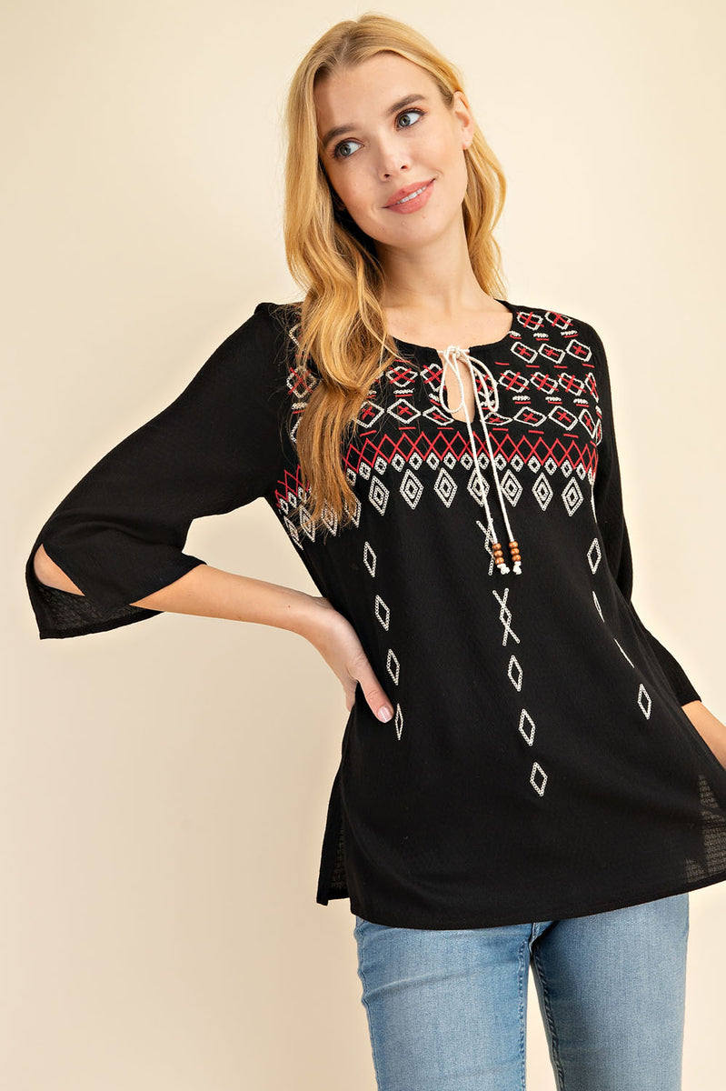 Naturally Native Embroidery Top – TheTwistedGypsy