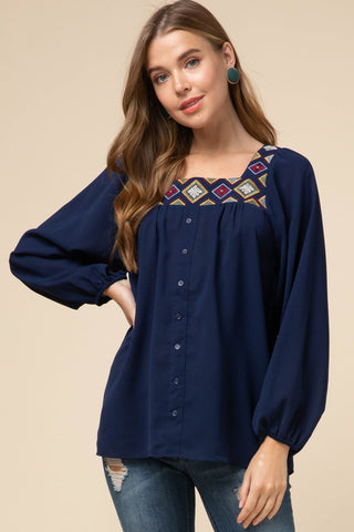 Nice And Navy Top