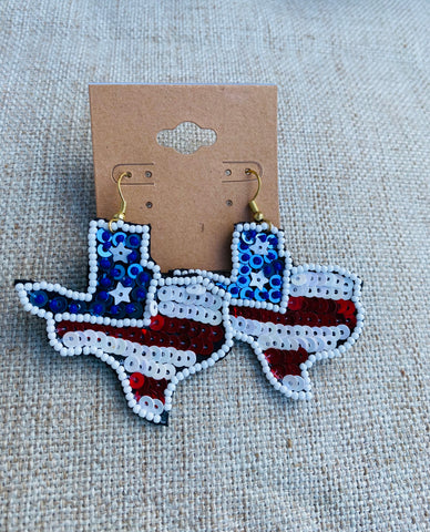 Sequin Texas Earrings