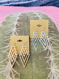 Aztec Arrow Dangle Earrings