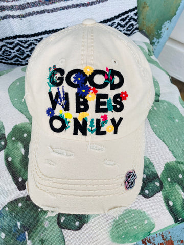 Cream Good Vibes Only