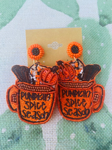 Pumpkin Spice Earrings