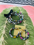 Rainbow Leopard Bracelet & Earring